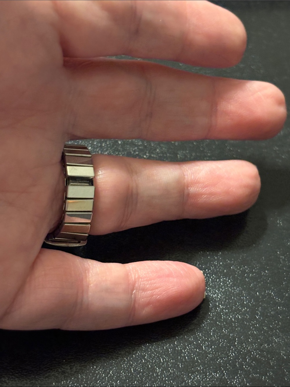 Pink Floral Quartz Ring Watch NOT RUNNING - Picture 7 of 11
